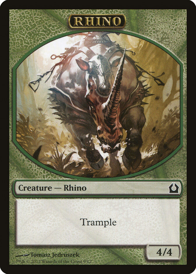 Rhino — Return to Ravnica Tokens 9/12
