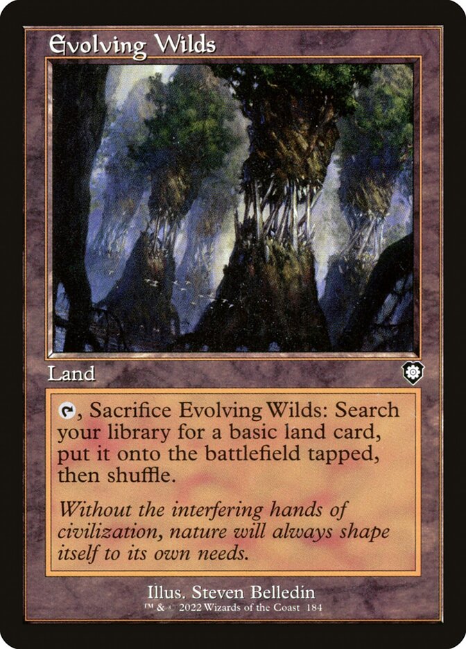 Evolving Wilds — The Brothers' War Commander 184/209