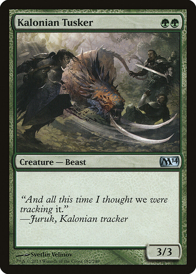Kalonian Tusker — Magic 2014 182/249
