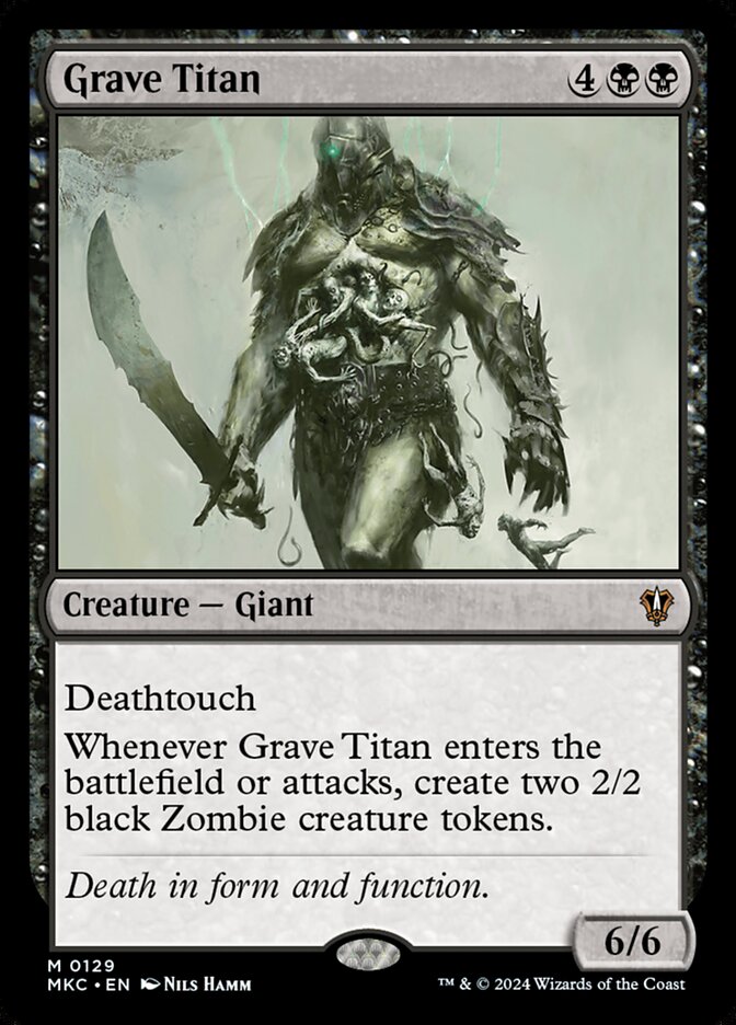 Grave Titan — Murders at Karlov Manor Commander 129/358