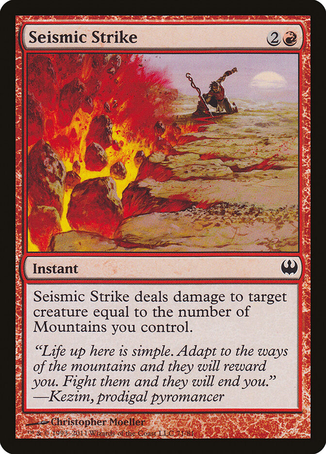 Seismic Strike — Duel Decks: Knights vs. Dragons 71/81