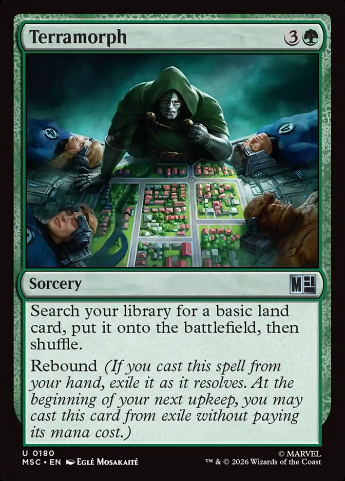 Terramorph — Marvel Super Heroes Commander 180/866