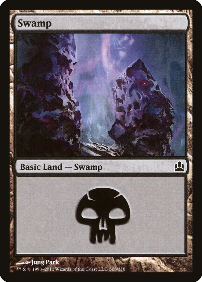Swamp — Commander 2011 308/318