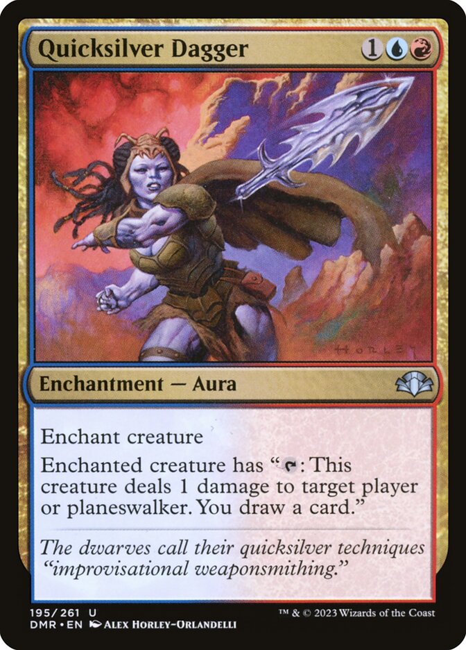 Quicksilver Dagger — Dominaria Remastered 195/457