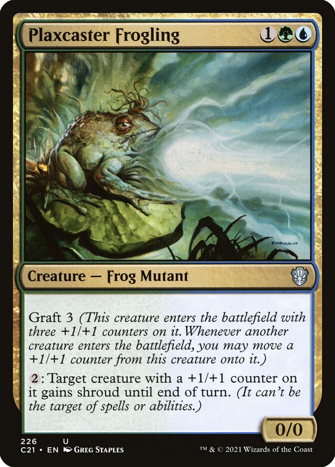 Plaxcaster Frogling — Commander 2021 226/409