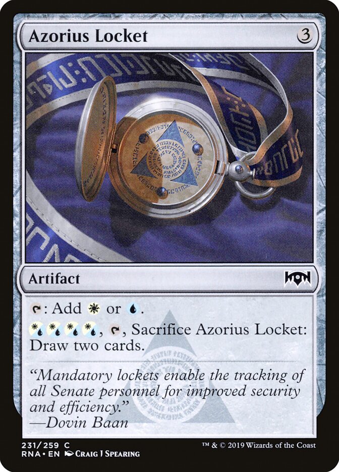 Azorius Locket — Ravnica Allegiance 231/273