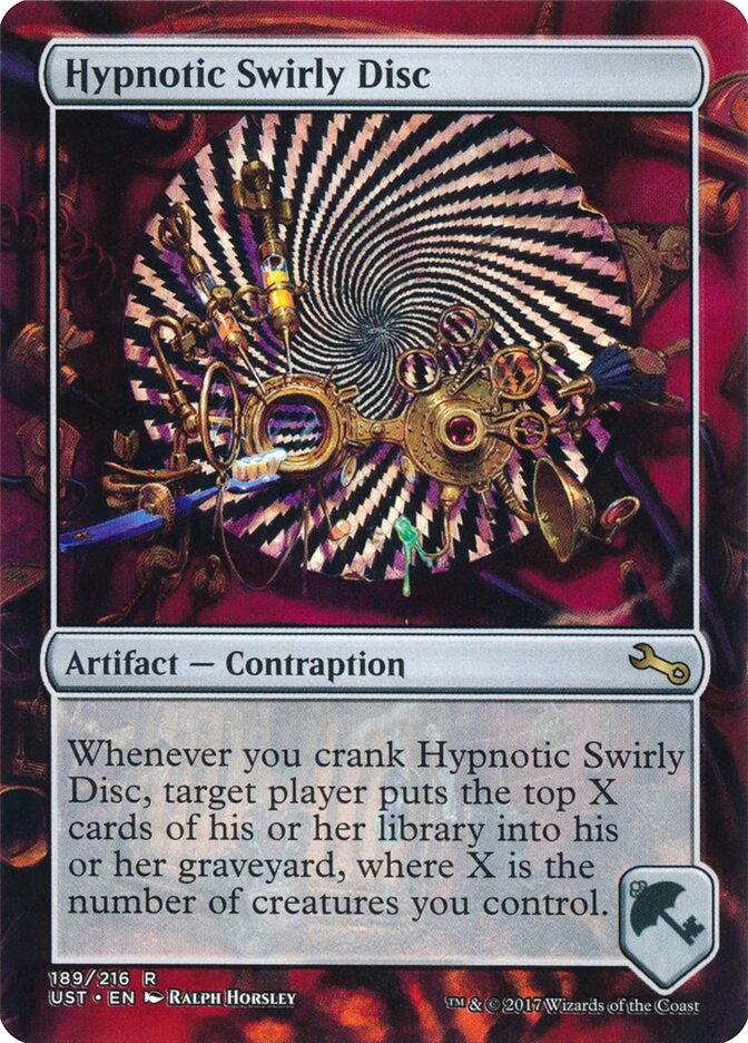 Hypnotic Swirly Disc — Unstable 189/268