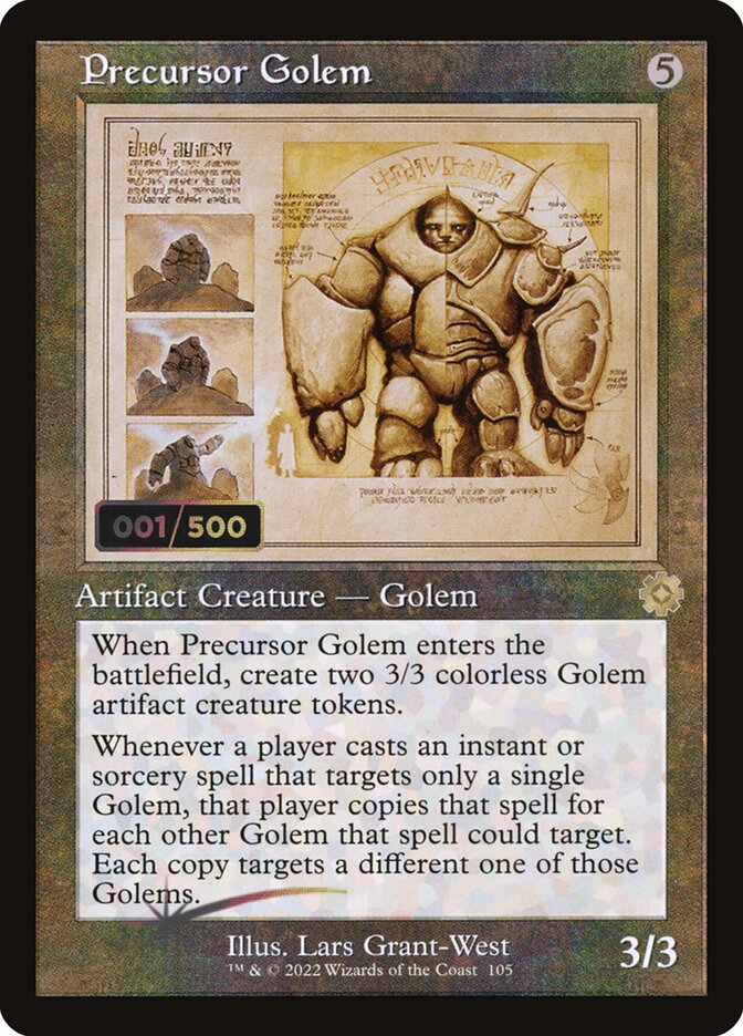 Precursor Golem — The Brothers' War Retro Artifacts 105z/189