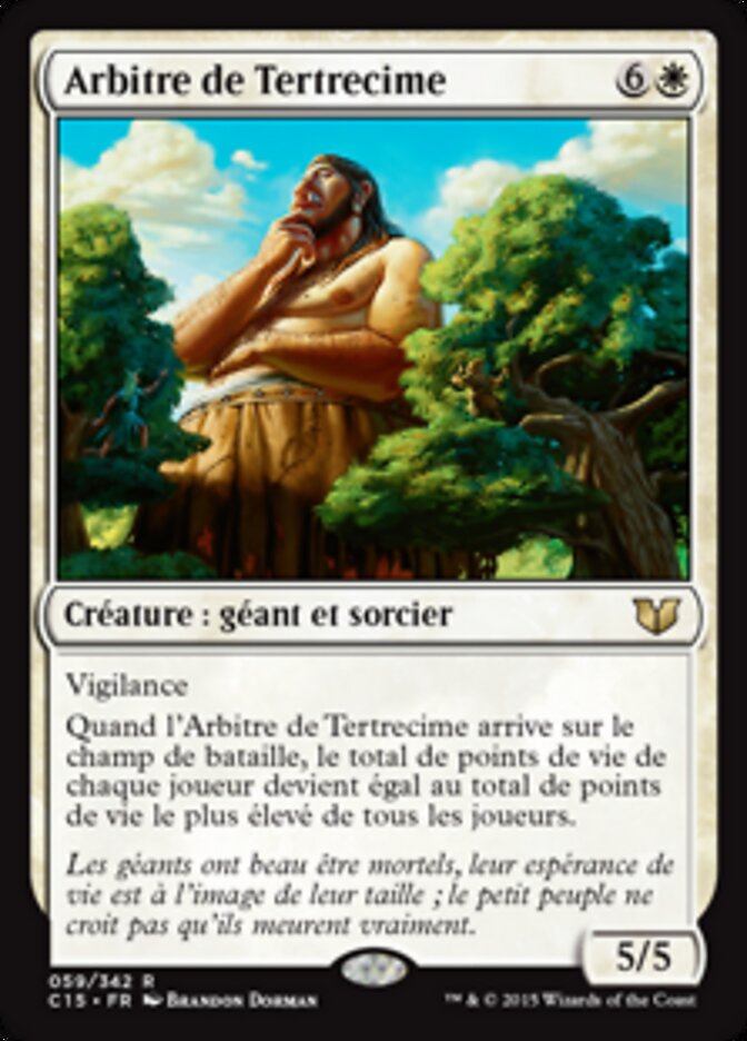 Arbitre de Tertrecime — Commander 2015 59/342