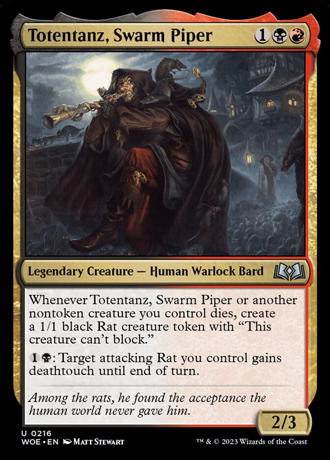 Totentanz, Swarm Piper — Wilds of Eldraine 216/381