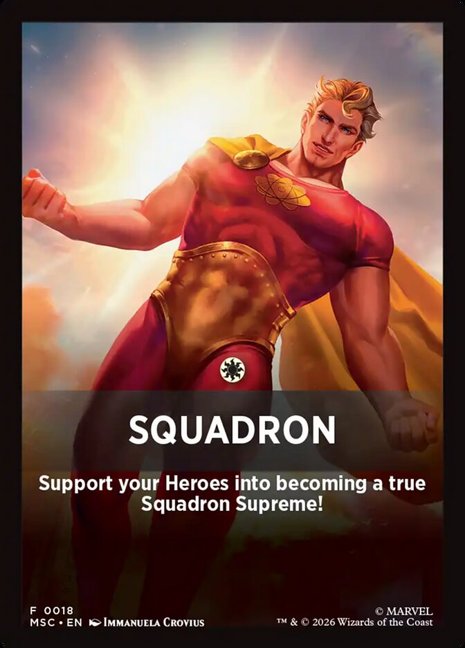 Squadron — Marvel Super Heroes Jumpstart Front Cards 18/61