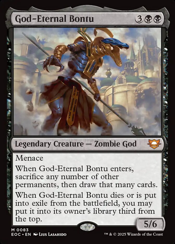 Bontu l'Éternelle-déesse — Edge of Eternities Commander 83/191