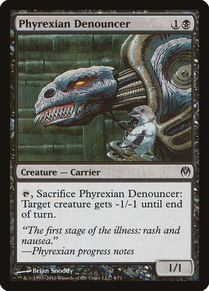 Phyrexian Denouncer — Duel Decks: Phyrexia vs. the Coalition 4/71