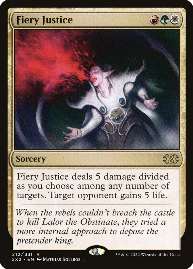 Fiery Justice — Double Masters 2022 212/579