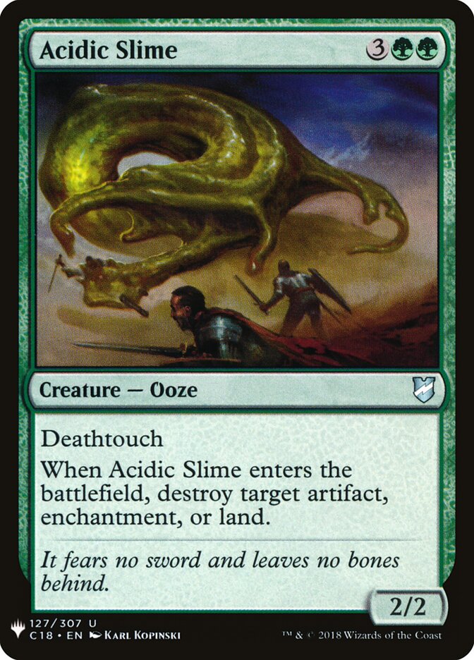 Acidic Slime — The List C18-127/5581