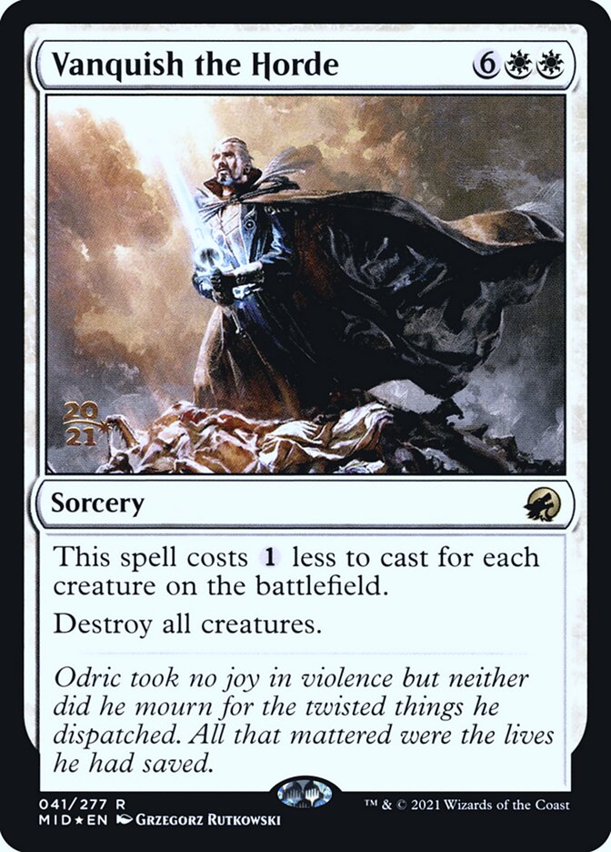 Vanquish the Horde — Innistrad: Midnight Hunt Promos 41s/155