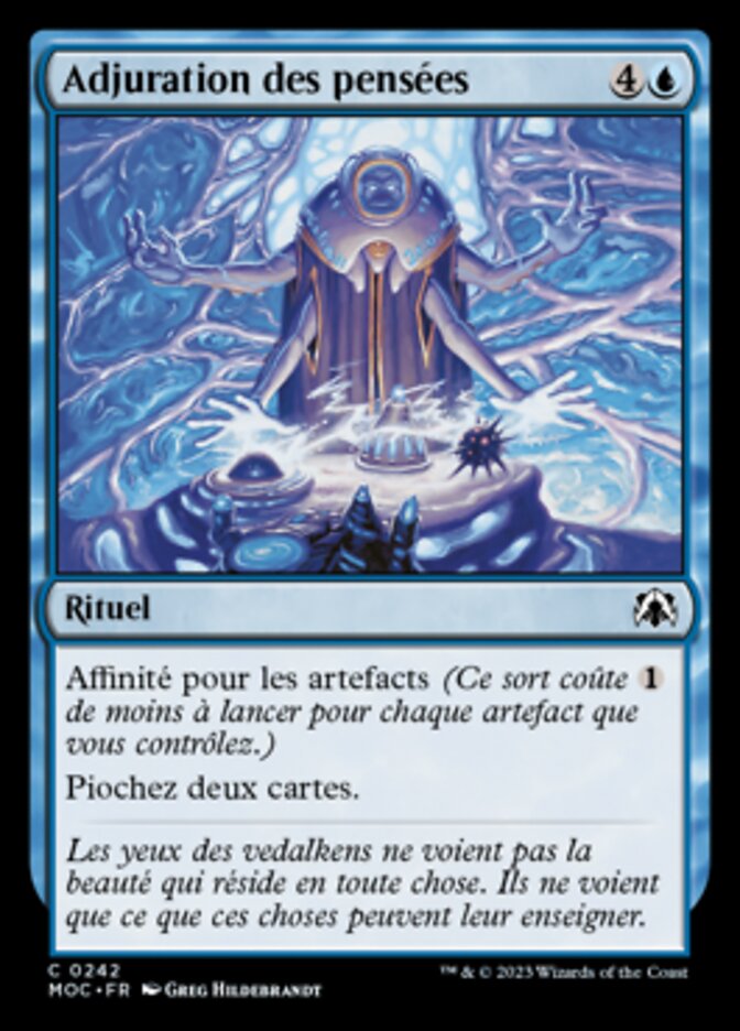 Adjuration des pensées — March of the Machine Commander 242/450