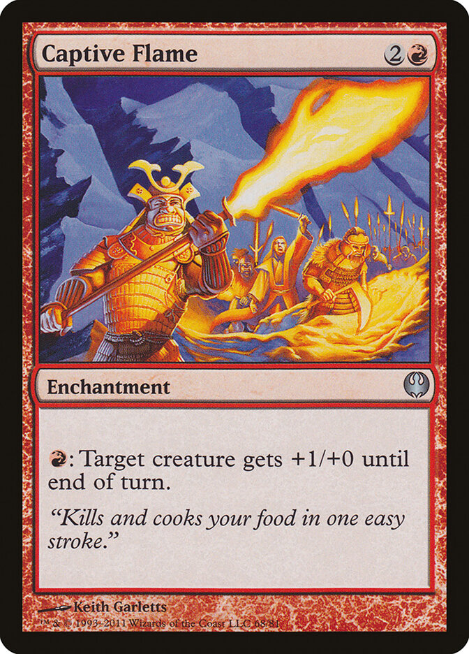 Flamme captive — Duel Decks: Knights vs. Dragons 68/81