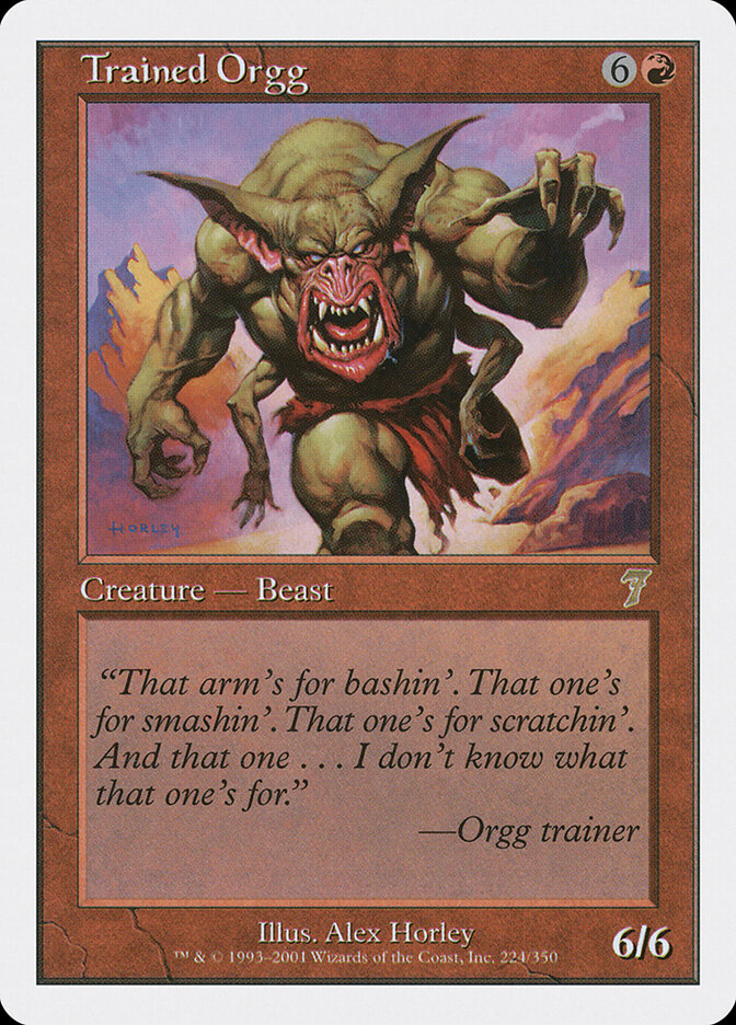 Orgg dressé — Seventh Edition 224/708