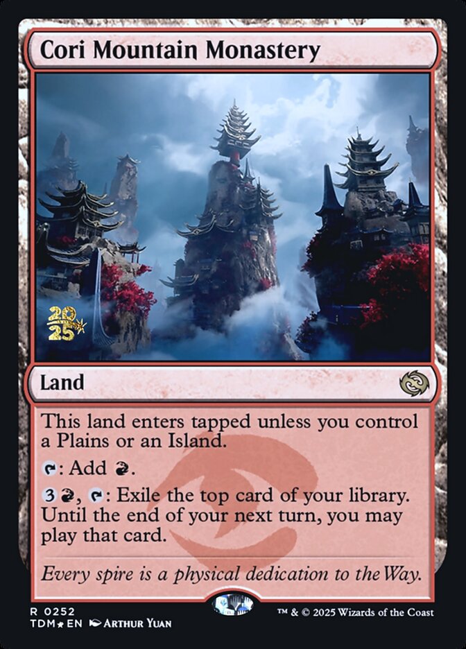 Cori Mountain Monastery — Tarkir: Dragonstorm Promos 252s/160
