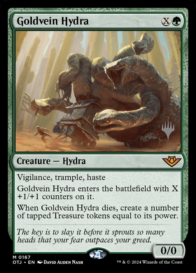 Goldvein Hydra — Outlaws of Thunder Junction Promos 167p/160