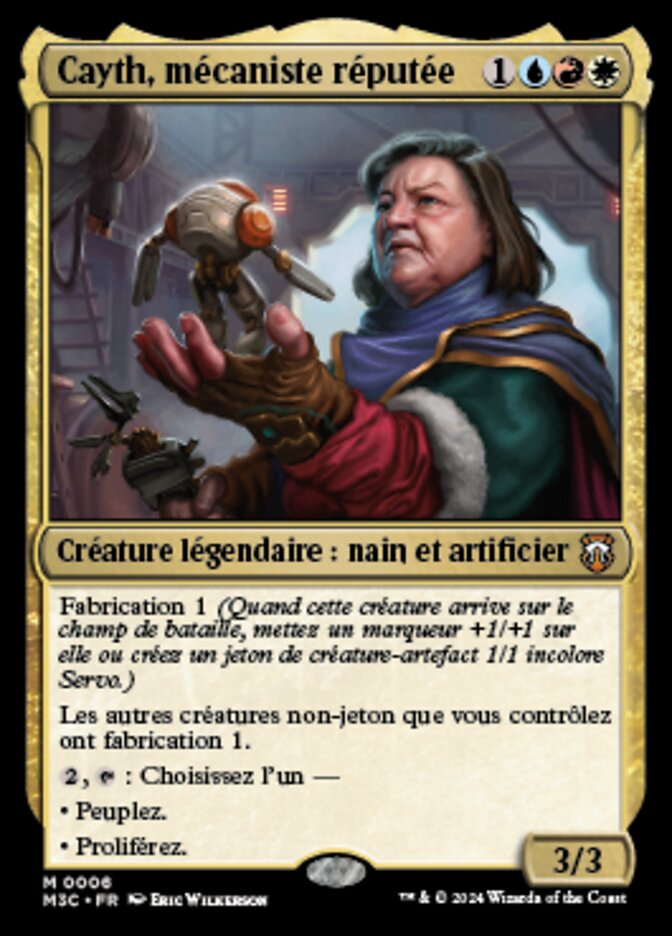 Cayth, mécaniste réputée — Modern Horizons 3 Commander 6/398