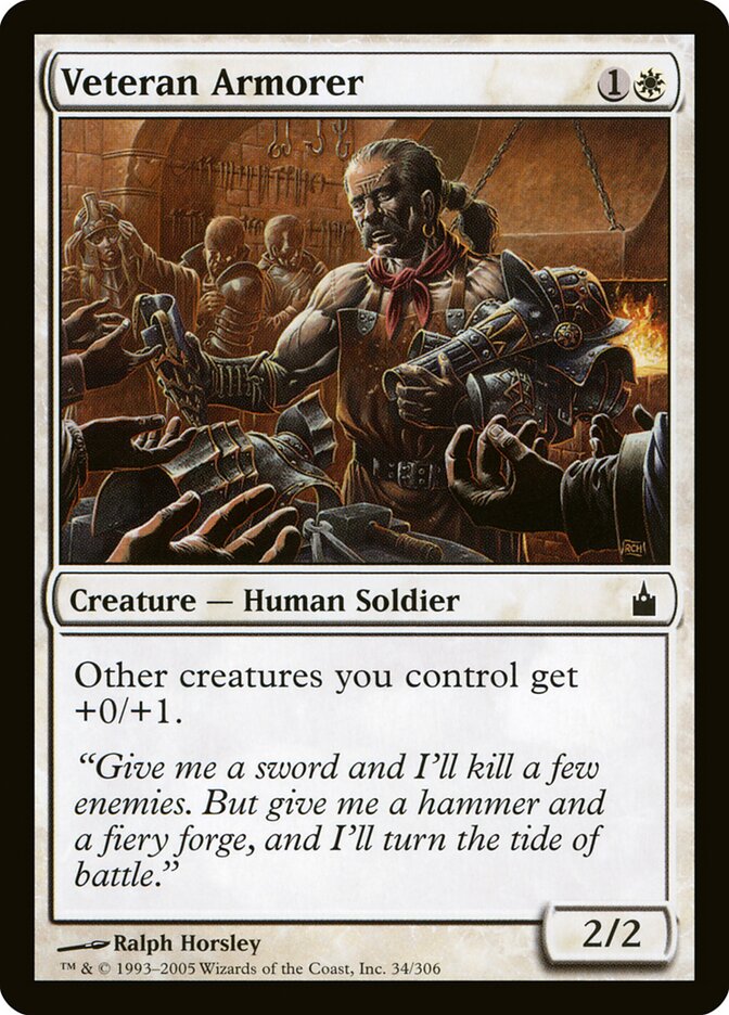 Veteran Armorer — Ravnica: City of Guilds 34/306