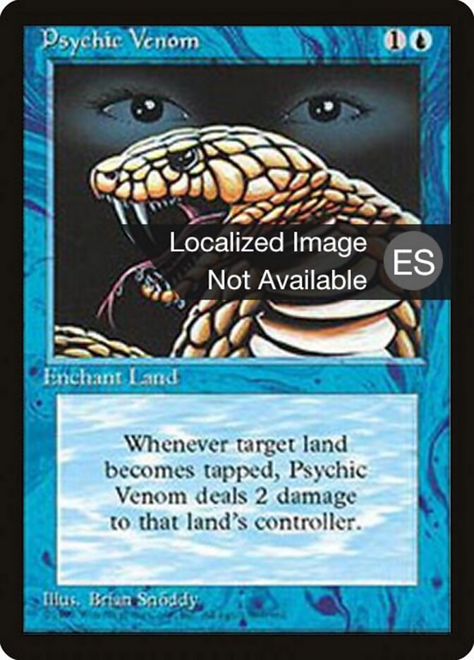 Psychic Venom — Fourth Edition Foreign Black Border 96/378