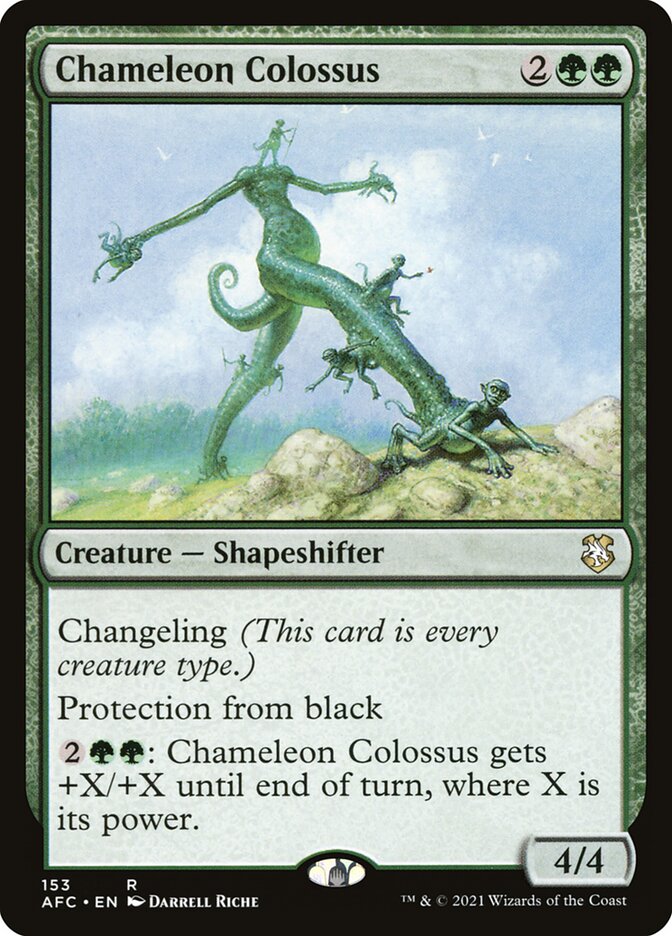 Chameleon Colossus — Forgotten Realms Commander 153/331