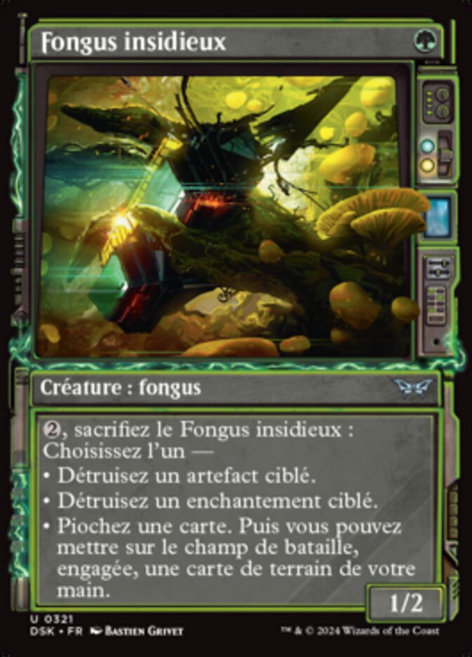 Fongus insidieux — Duskmourn: House of Horror 321/419