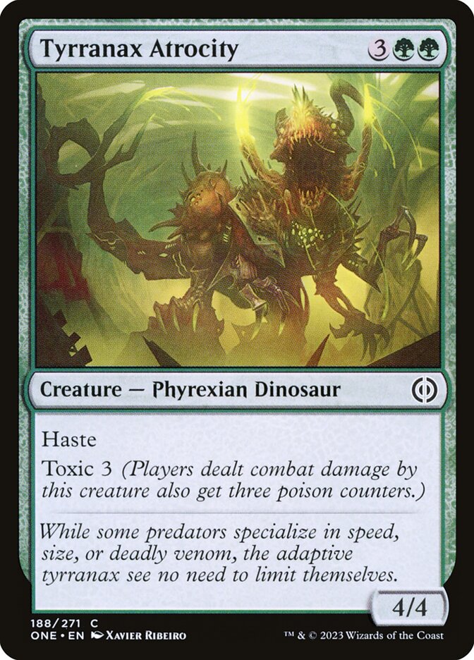 Tyrranax Atrocity — Phyrexia: All Will Be One 188/479