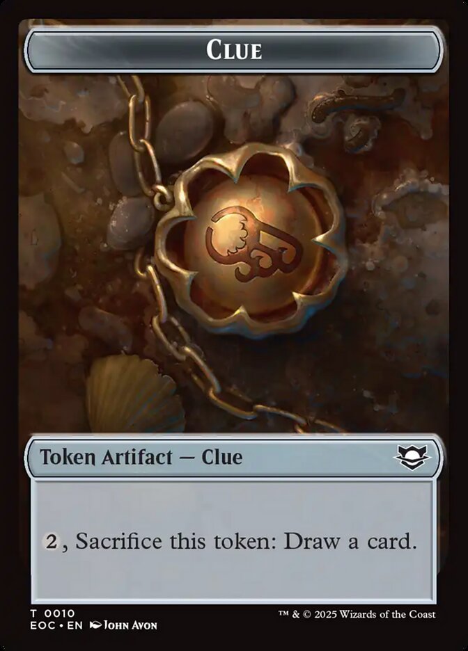 Clue — Edge of Eternities Commander Tokens 10/16