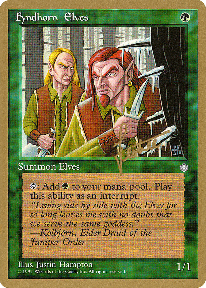 Fyndhorn Elves — Pro Tour Collector Set bl244/308