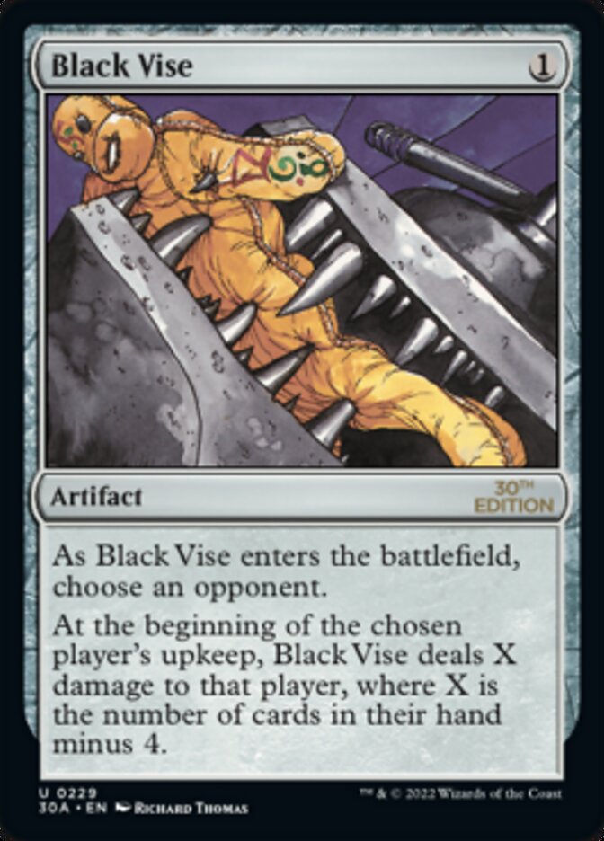 Black Vise — 30th Anniversary Edition 229/594