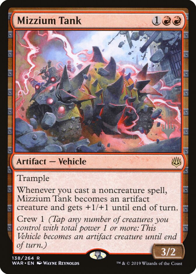 Mizzium Tank — War of the Spark Promos 138p/176