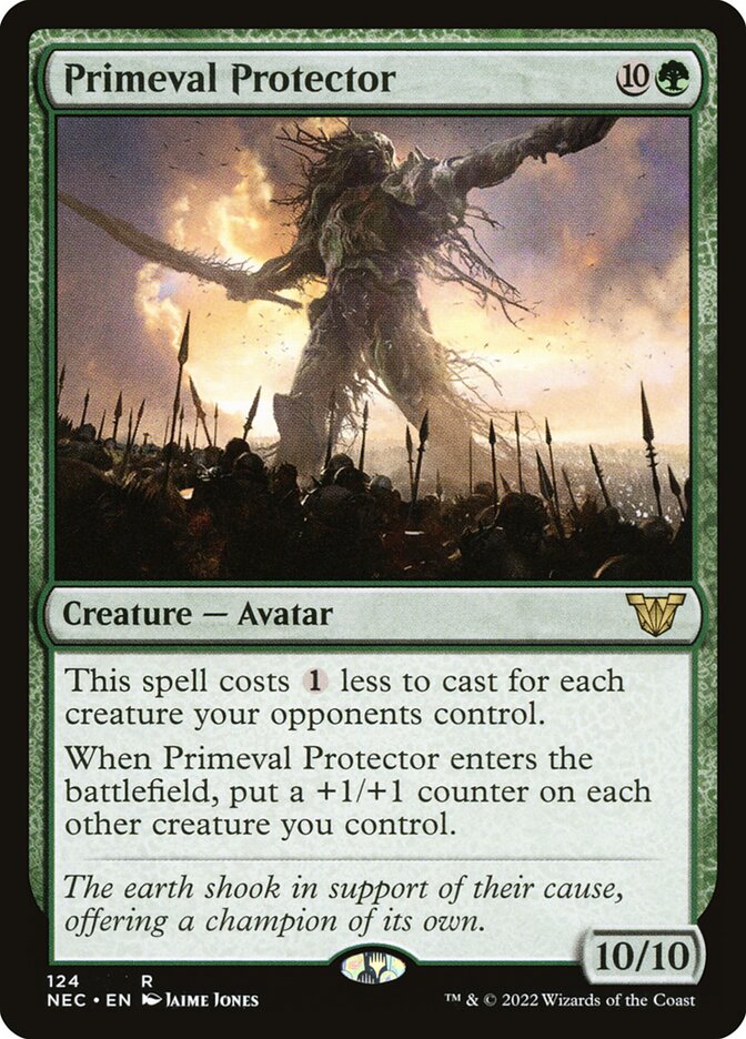 Primeval Protector — Neon Dynasty Commander 124/179