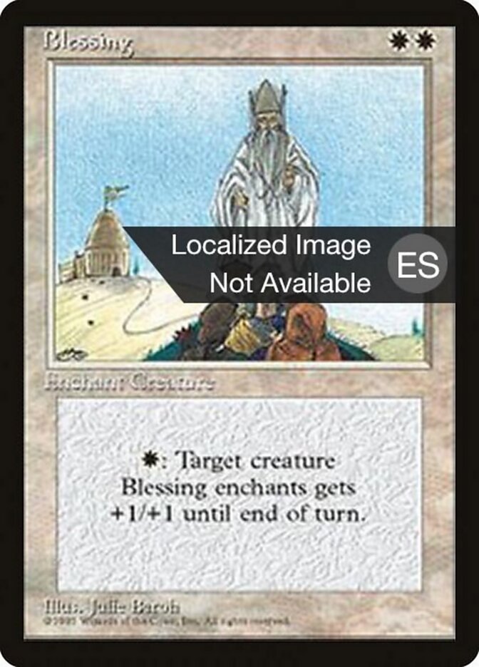 Blessing — Fourth Edition Foreign Black Border 9/378