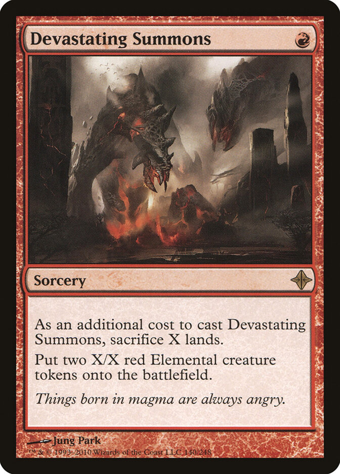 Devastating Summons — Rise of the Eldrazi 140/248