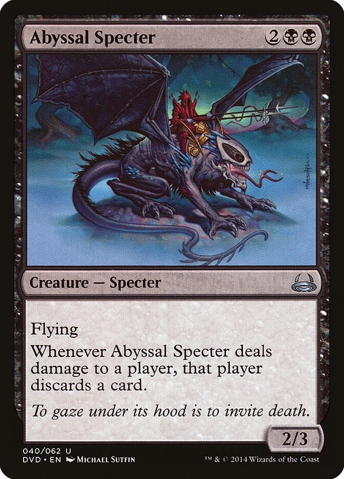 Abyssal Specter — Duel Decks Anthology: Divine vs. Demonic 40/62