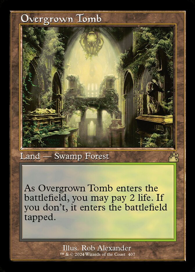 Overgrown Tomb — Ravnica Remastered 407/531
