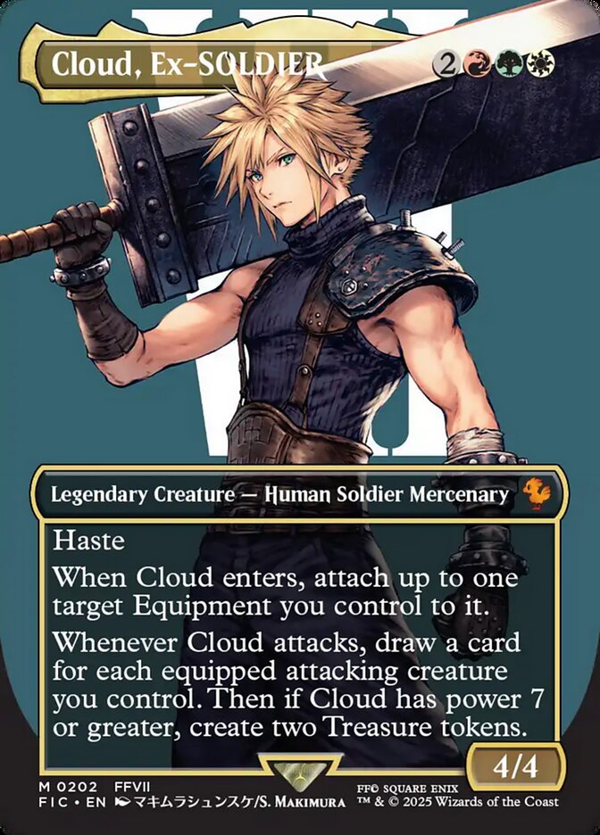 Cloud, Ex-SOLDIER — Final Fantasy Commander 202/486