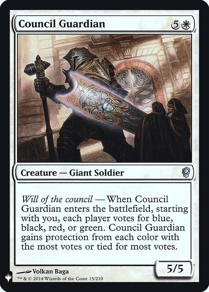 Council Guardian — The List CNS-15/5581
