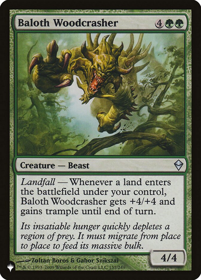 Baloth Woodcrasher — The List ZEN-157/5581