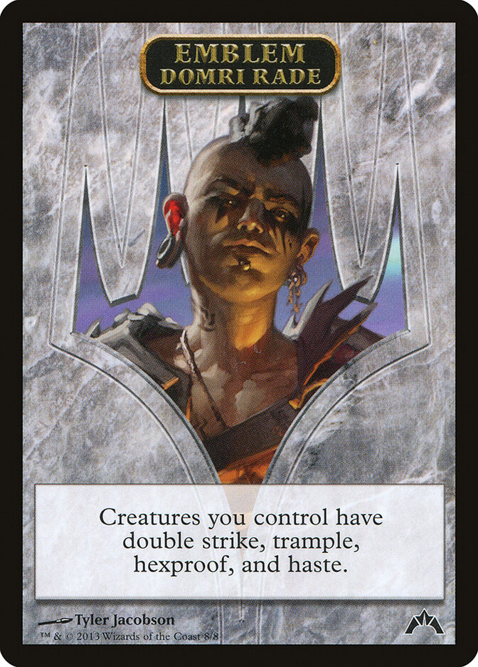 Domri Rade Emblem — Gatecrash Tokens 8/8