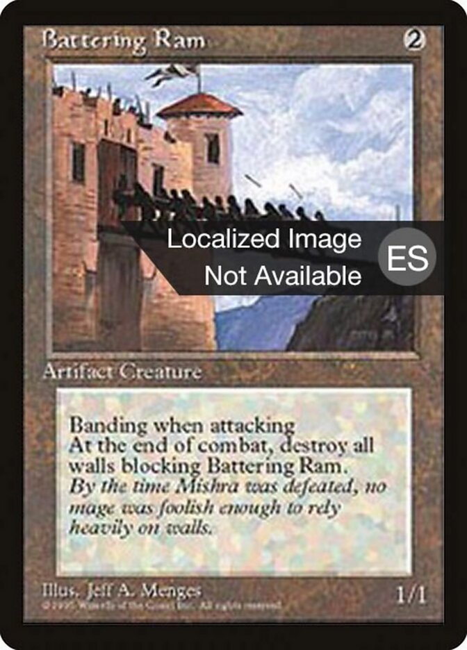 Battering Ram — Fourth Edition Foreign Black Border 297/378