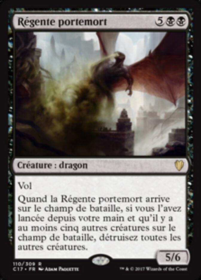 Régente portemort — Commander 2017 110/309