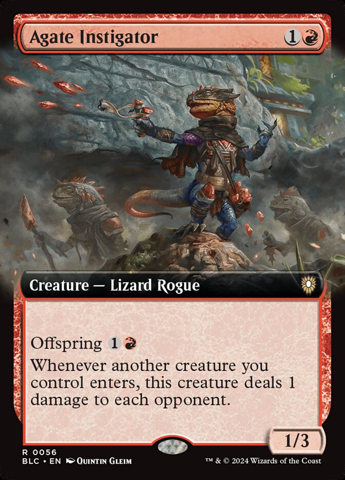 Instigateur d'agate — Bloomburrow Commander 56/356