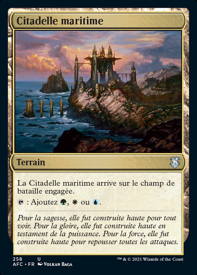 Citadelle maritime — Forgotten Realms Commander 258/331