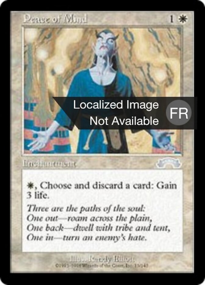Paix de l'esprit — Exodus 13/143