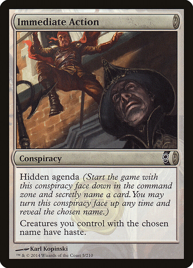 Immediate Action — Conspiracy 5/210